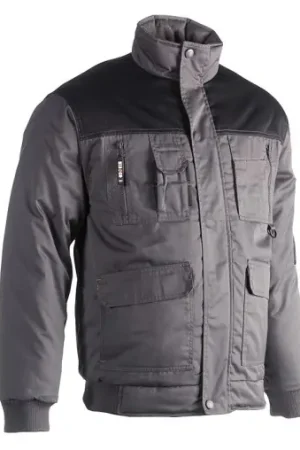 Koopje Jas TYPHON GRIJS/ZWART 3XL
